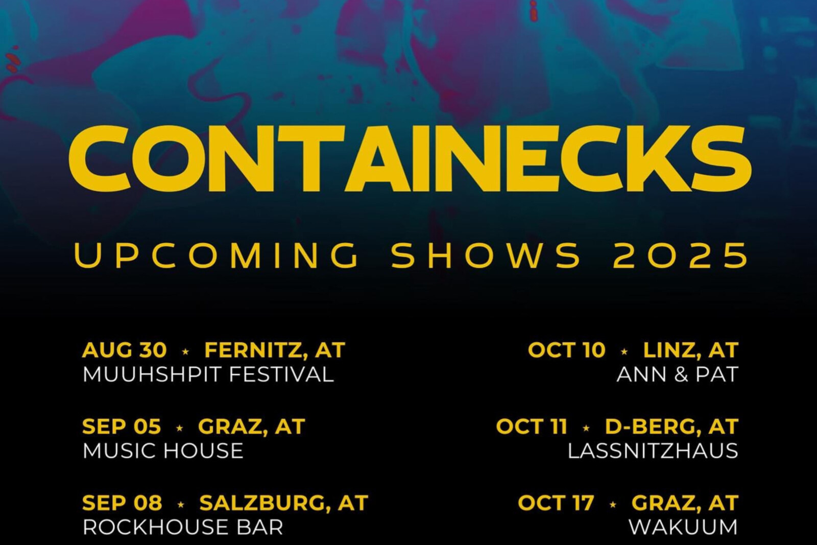 Containecks announce new EP "Musik zum Putzen" Out September