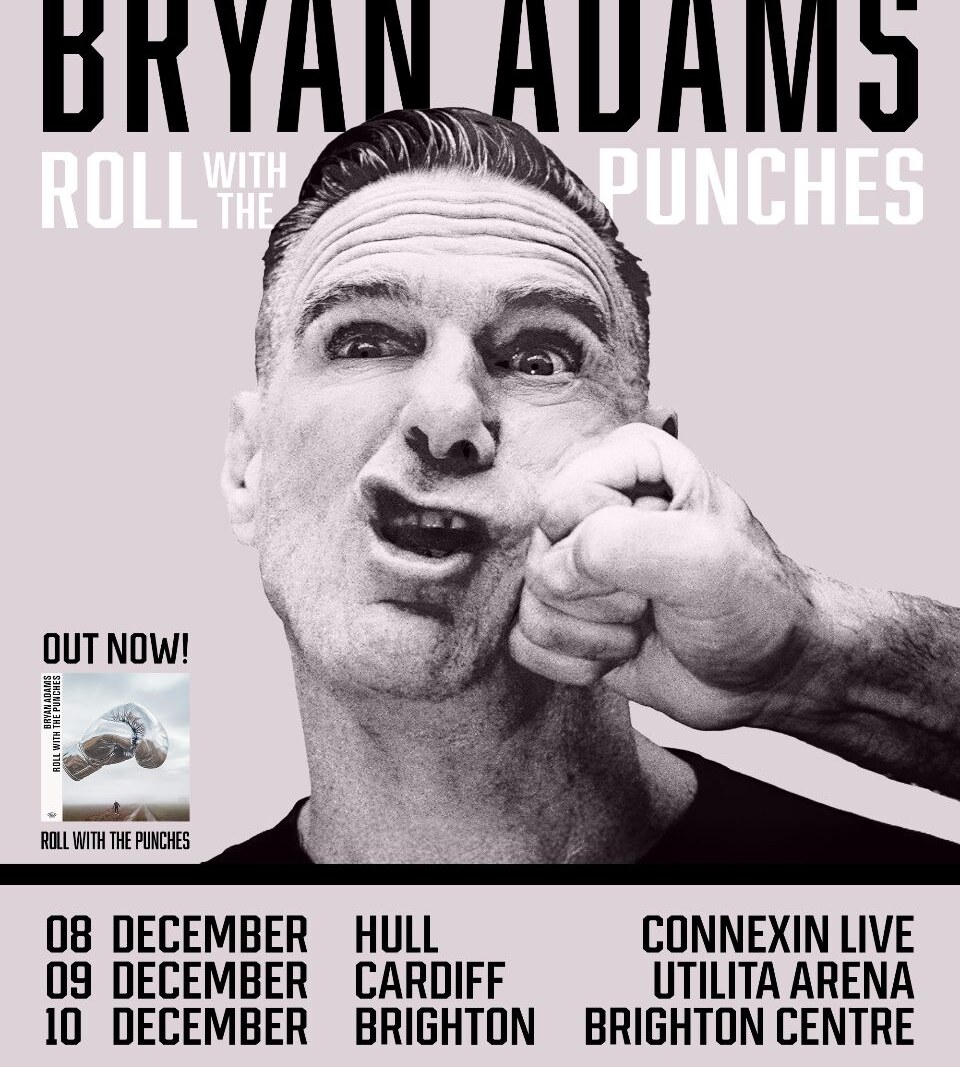Bryan Adams announces Dec 2025 UK arena shows