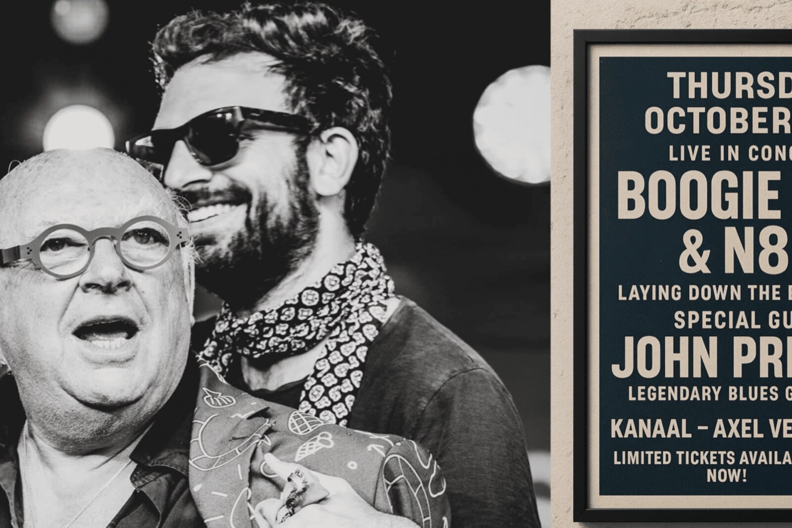 Boogie Boy keert terug met nieuwe muziek én uniek concert : op 9 oktober 2025 in Wijnegem ! 