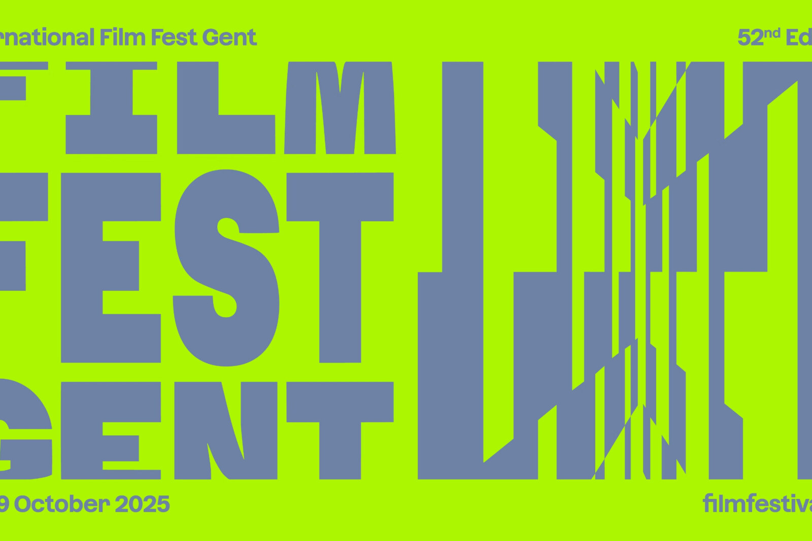Programma 52ste Film Fest Gent voorgesteld