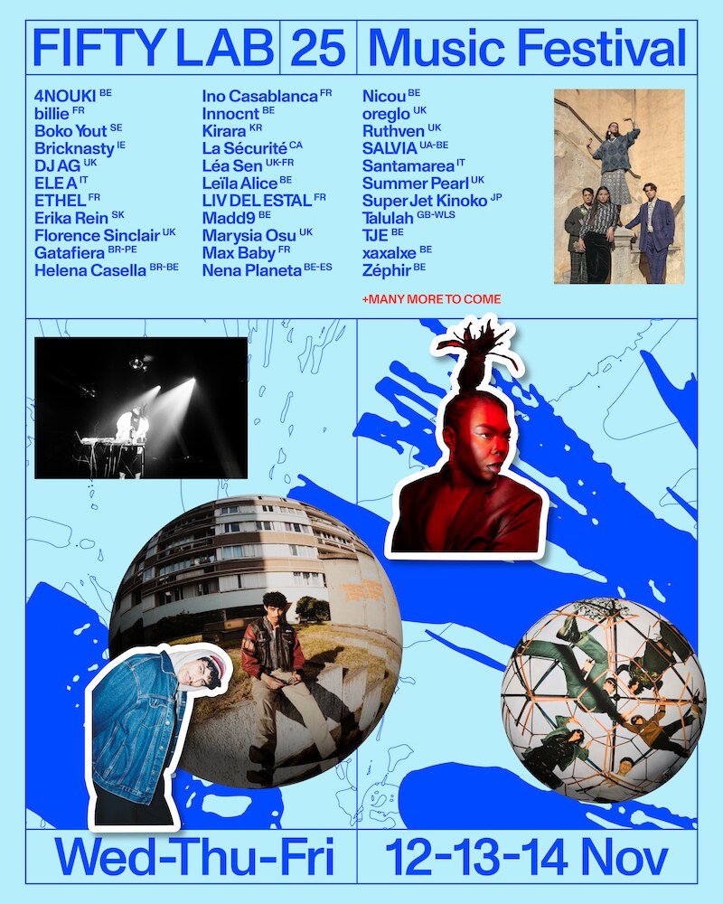 FIFTY LAB MUSIC FESTIVAL: 13 gloednieuwe namen! 