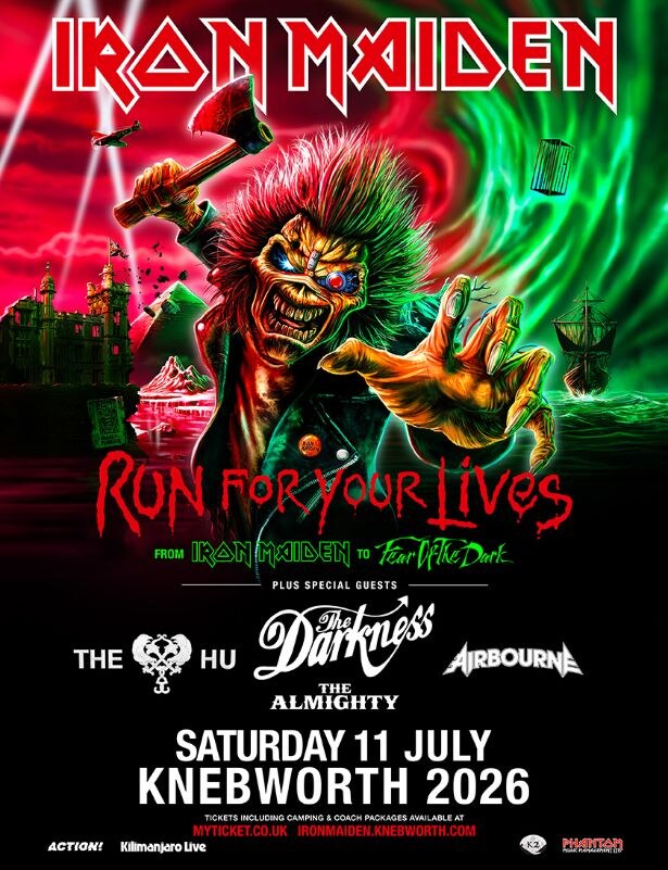 Iron Maiden announce massive Knebworth concert for 2026