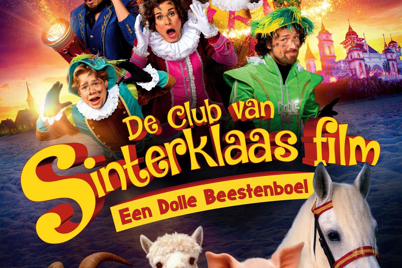 Niels Destadsbader en Julie Van den Steen schitteren in trailer van De Club van Sinterklaas - Een Dolle Beestenboel