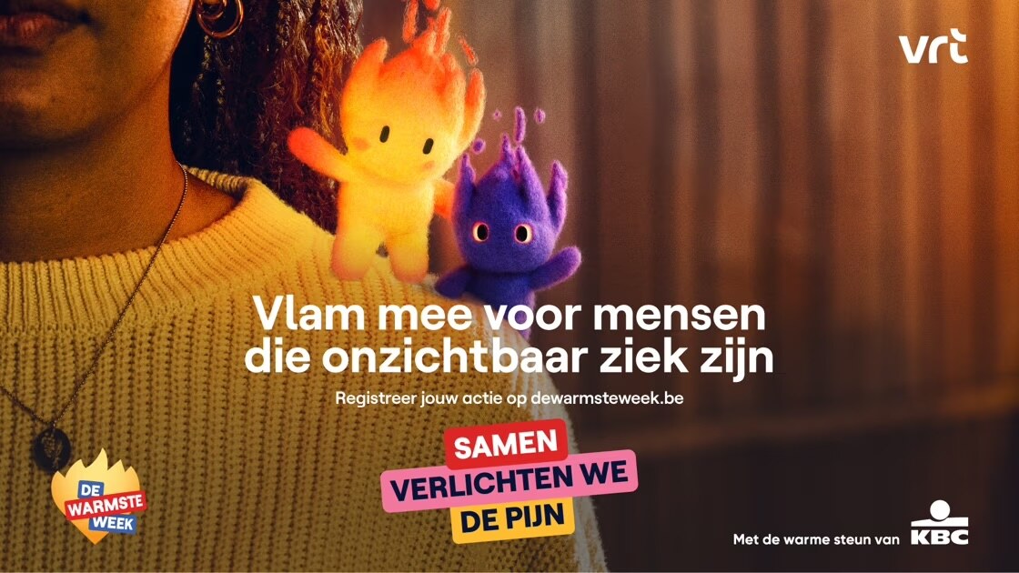 De Warmste Week roept op tot actie voor 220 projecten rond onzichtbaar ziek zijn
