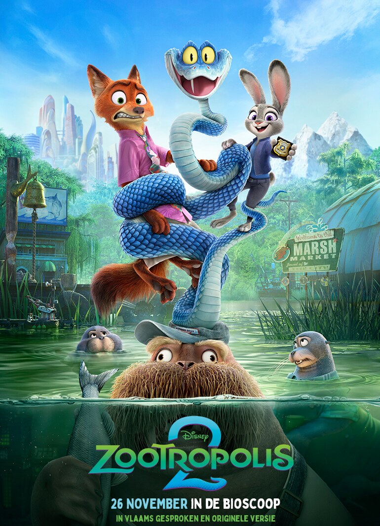 Ontdek nu de nieuwste trailer en poster voor "Zootropolis 2"
