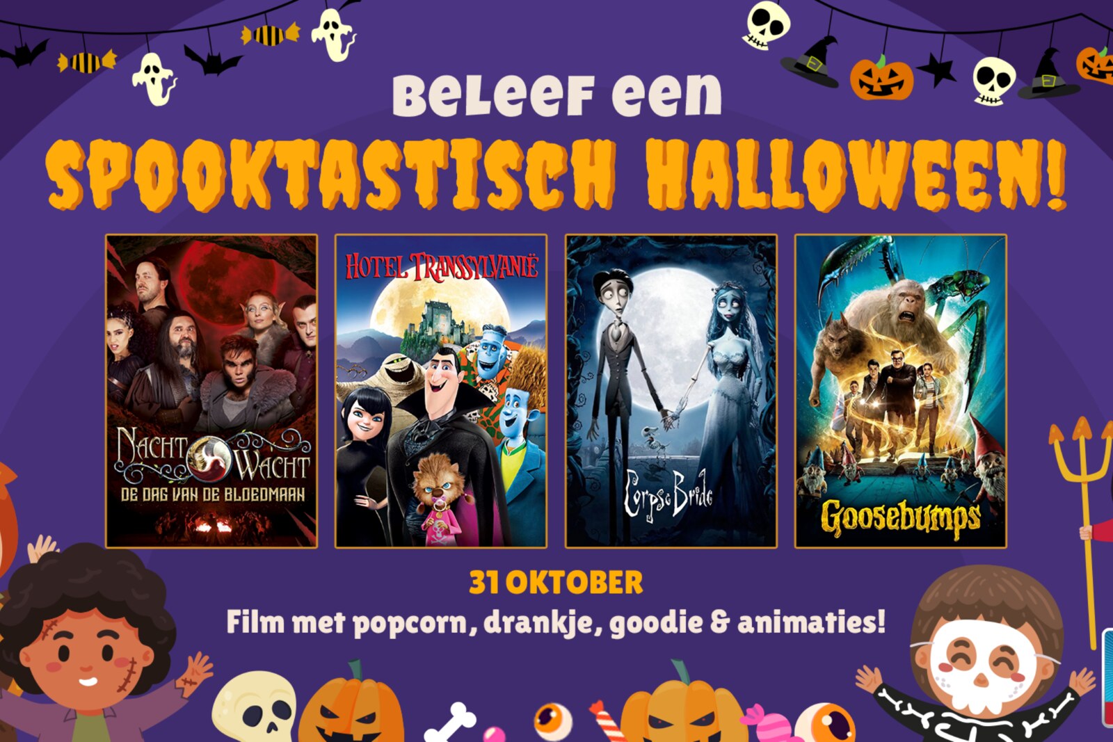 Halloween bij Kinepolis: een huiveringwekkende filmervaring voor jong en oud