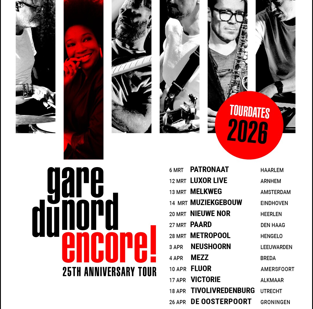 Nederlandse band Gare du Nord viert 25-jarig jubileum met eenmalige clubtour