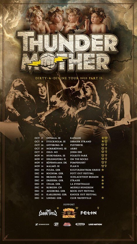 Swedish Rock’n’roll Powerhouse Thundermother  Signs a Worldwide Contract with Napalm Records