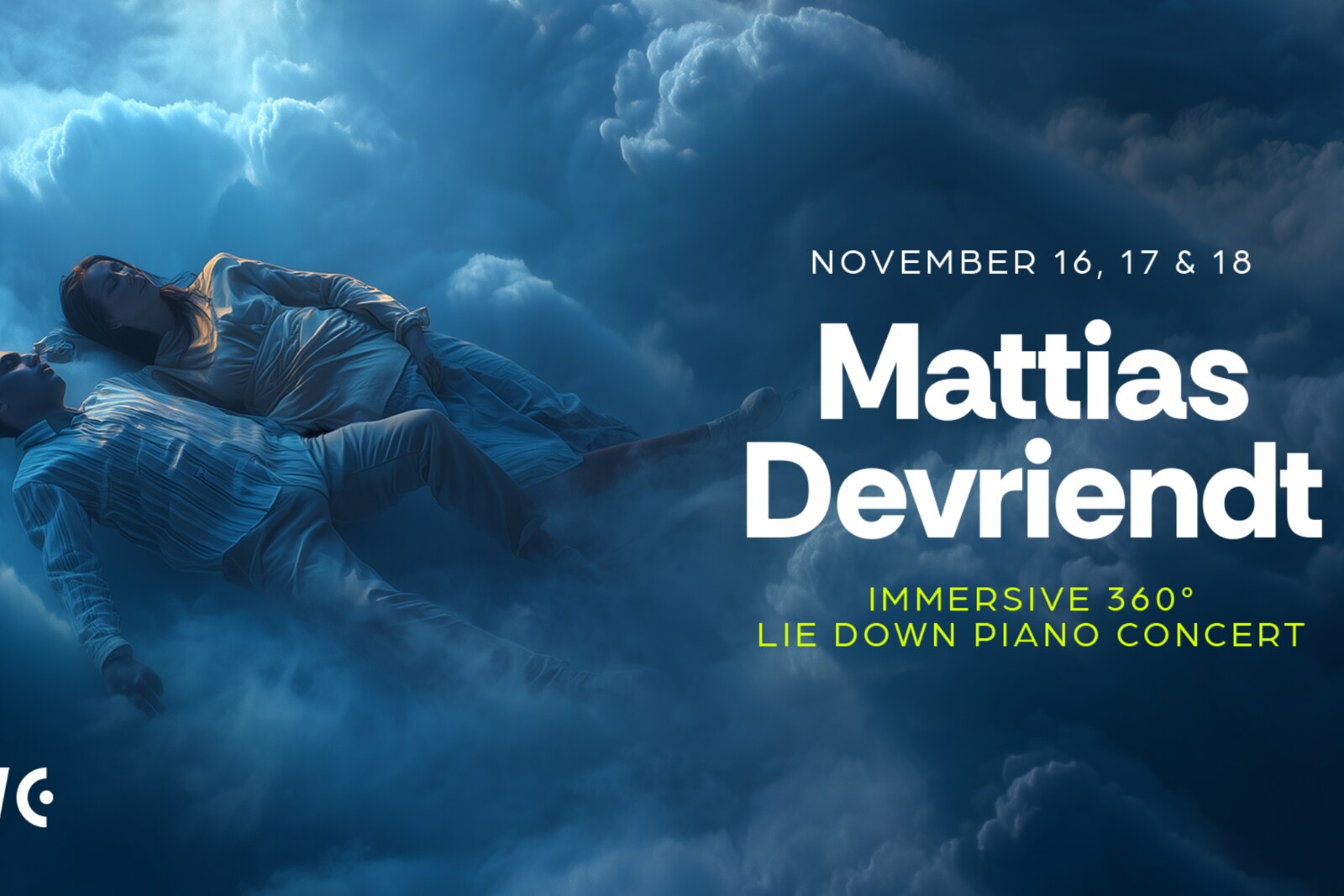 Eerste immersive ligconcerten met pianist Mattias Devriendt in Antwerpen