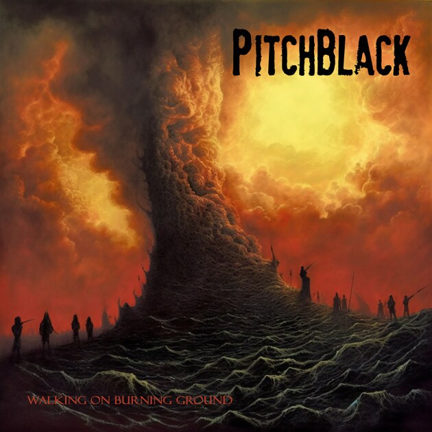 Danish melodic death metal band Pitchblack releases second single and music video from new album 'Walking On Burning Ground'