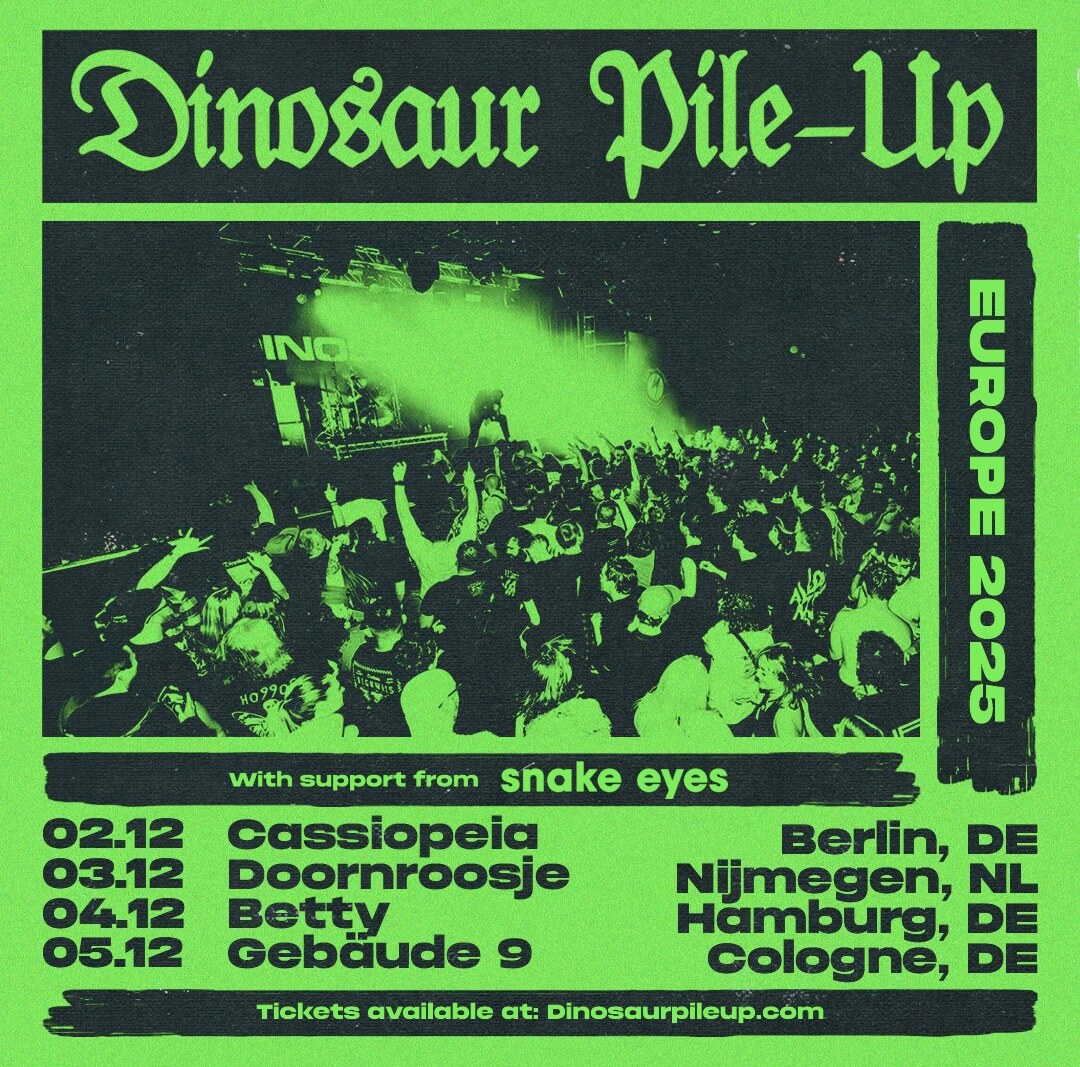 Dinosaur Pile-Up kondigen december shows aan in Duitsland en Nederland