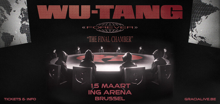 Wu-Tang Clan keert na 10 jaar terug naar België: 15 maart 2026 in de ING Arena Brussel!