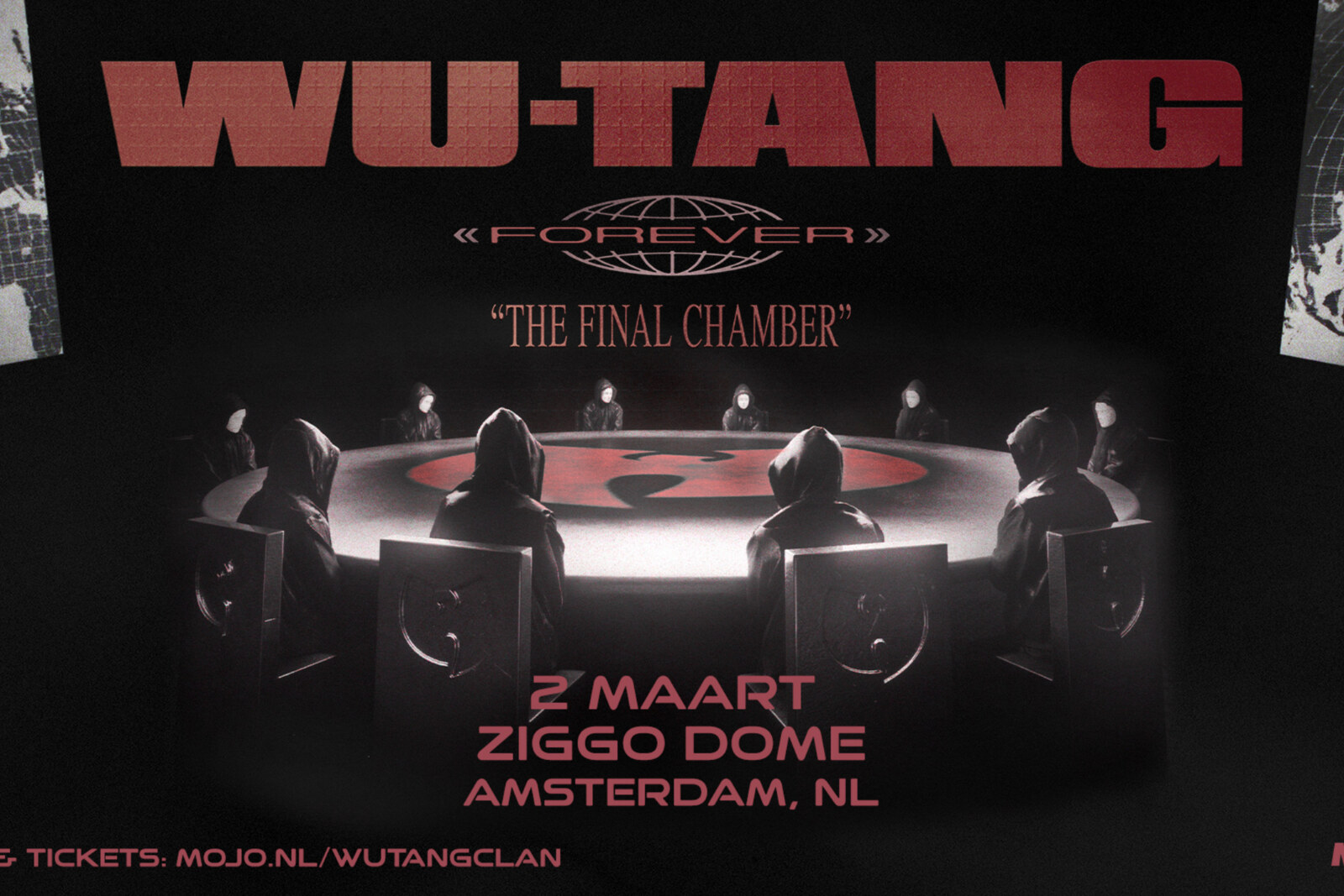 Wu-Tang Clan naar Ziggo Dome op 2 maart  tijdens 'Wu-Tang Forever: The Final Chamber' Tour