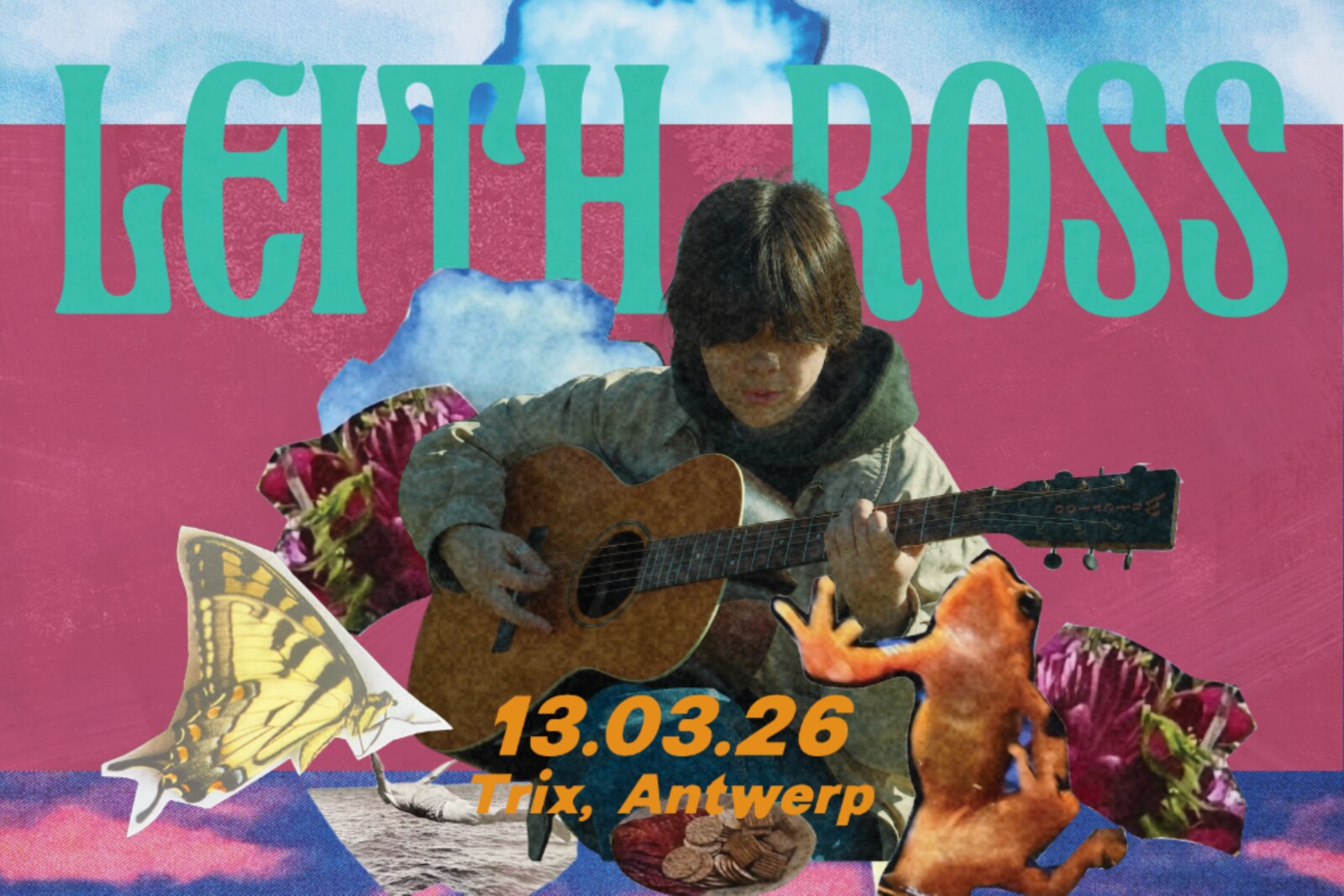 Leith Ross speelt op vrijdag 13 maart 2026 in Trix