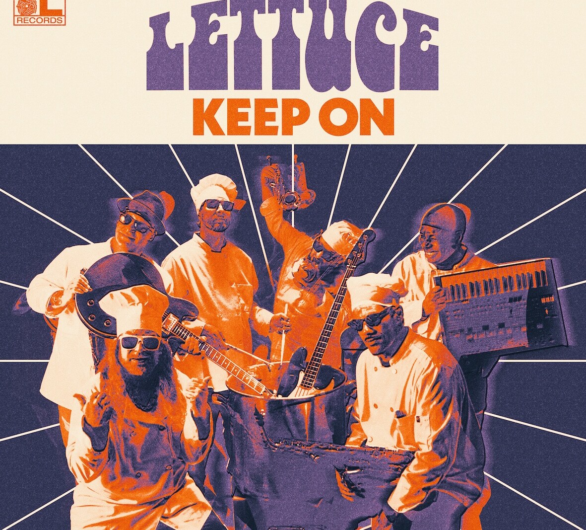 Lettuce | 'Keep On' - new single by US funk sextet co-written with Emilio Castillo (Tower of Power) out 22nd October 2025
