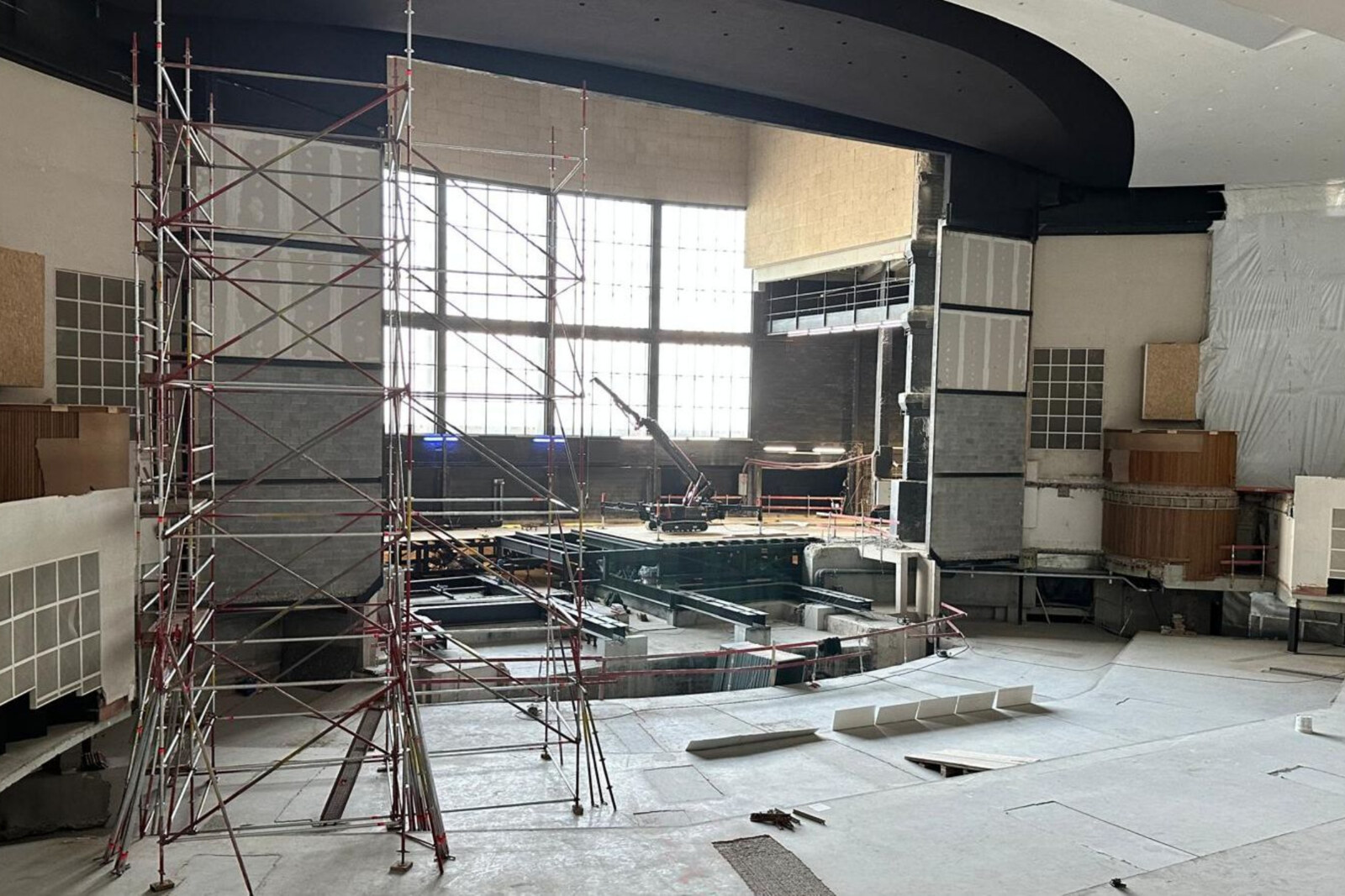 Eerste fase in de verbouwing van de nieuwe concertzaal van het Kursaal afgerond