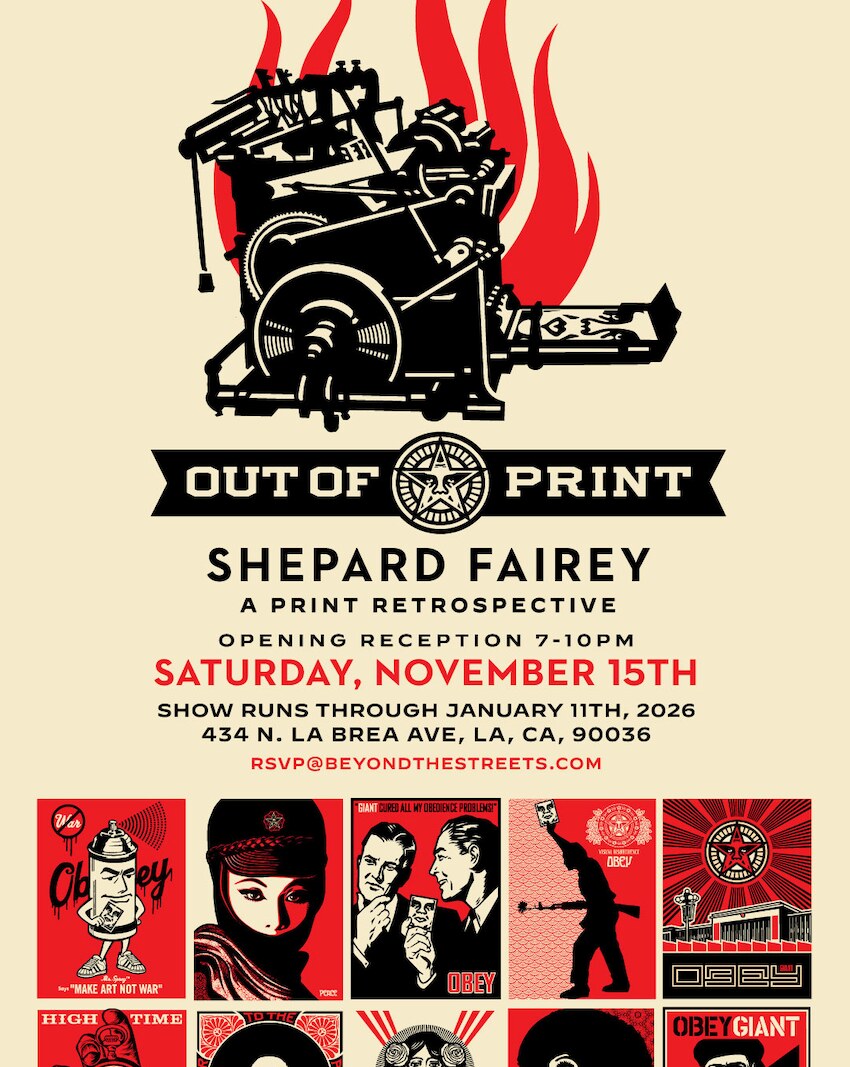 Beyond The Streets is proud to present SHEPARD FAIREY