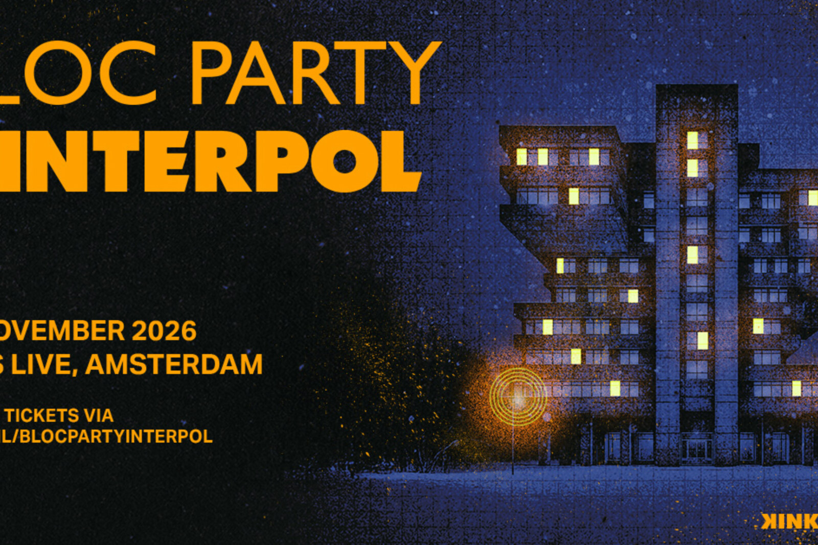 Bloc Party & Interpol spelen op 17 november 2026 naar AFAS Live