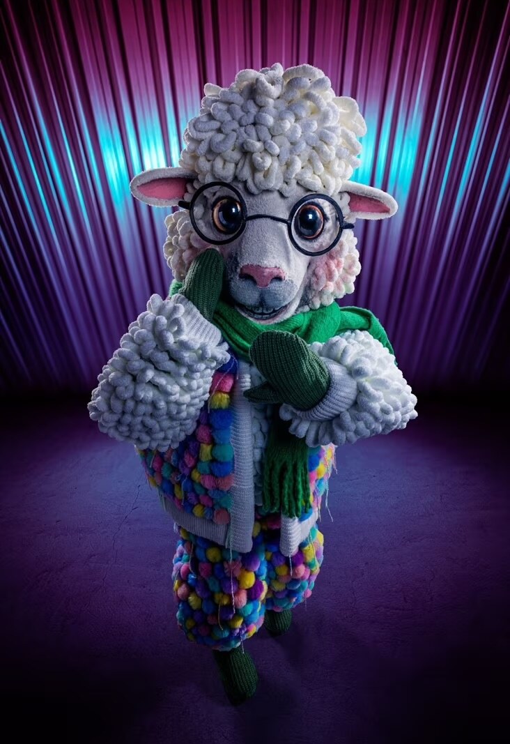 Pas vrijdag te horen, nu al te zien: dapper Schaapje overwint haar angst op het podium van The Masked Singer