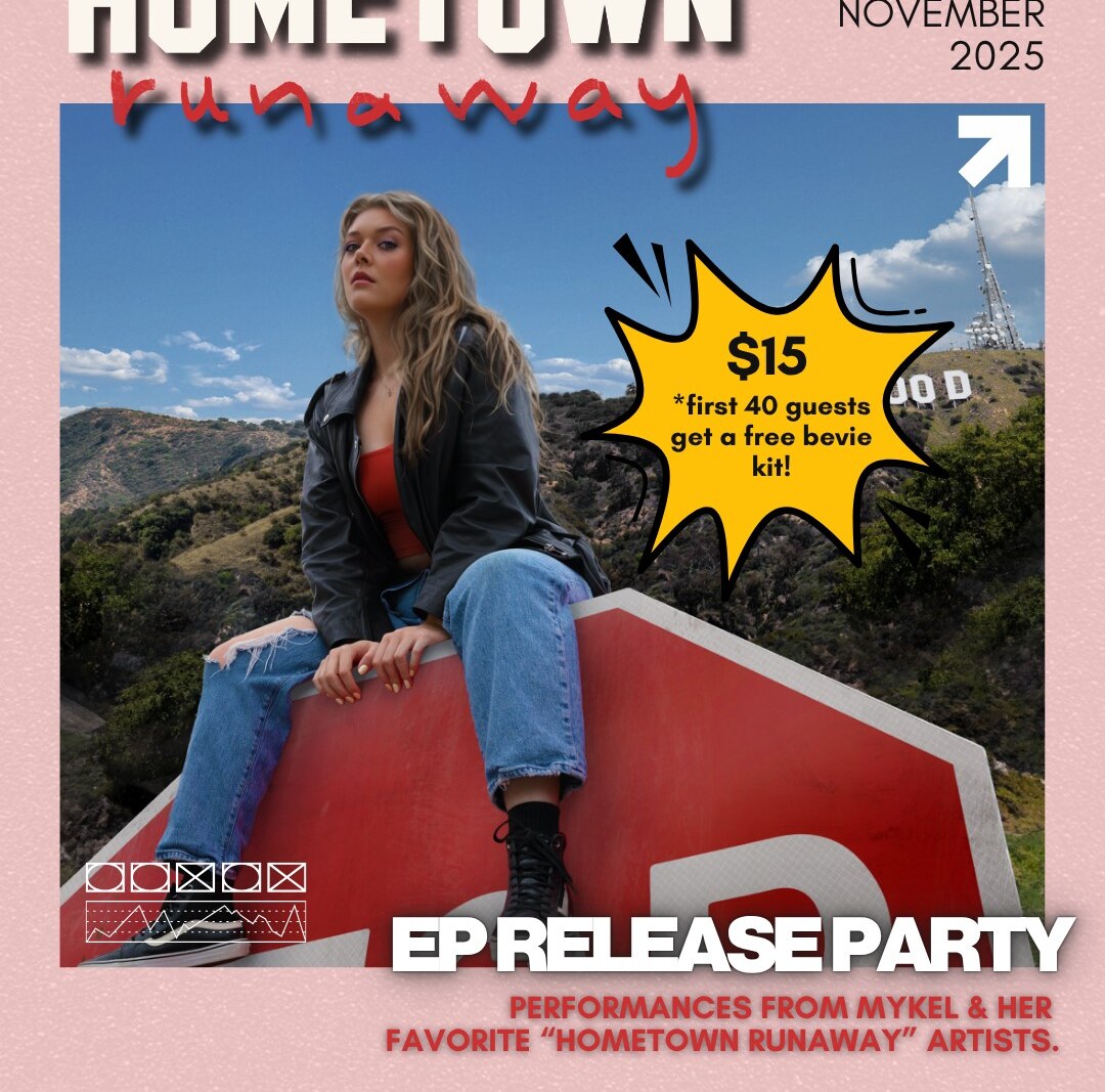 LA via SLC powerhouse vocalist & musician Mykel shares debut EP 'Hometown Runaway' out now