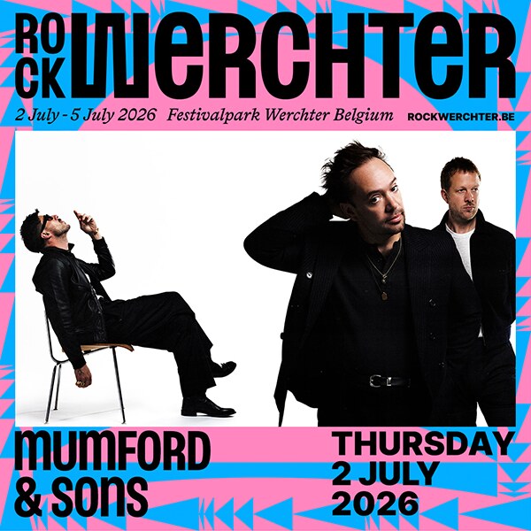 Ook Mumford & Sons op de line-up van Rock Werchter 2026!