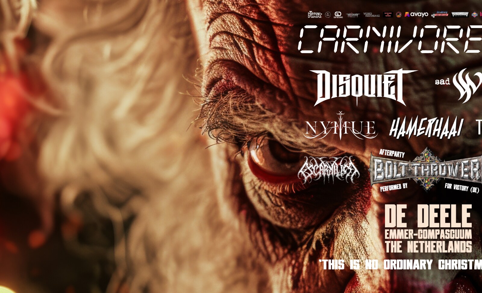 Carnivore A.D. headliner van Metal Before Christmas 2025