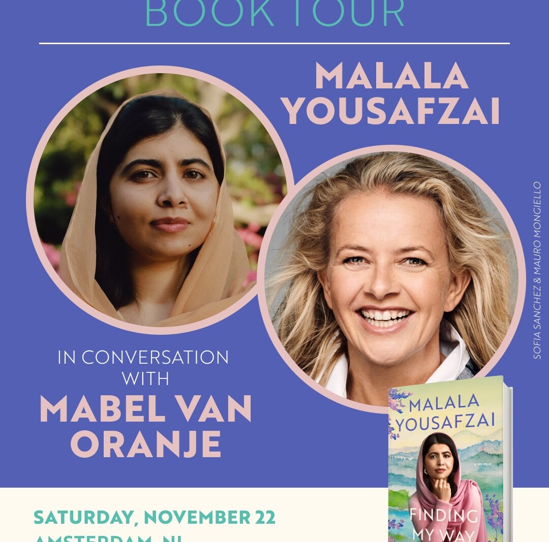   Prinses Mabel van Oranje modereert show van Malala Yousafzai in DeLaMar Theater