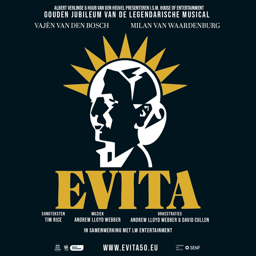 Rockmusical 'Evita' viert gouden jubileum in Antwerpen