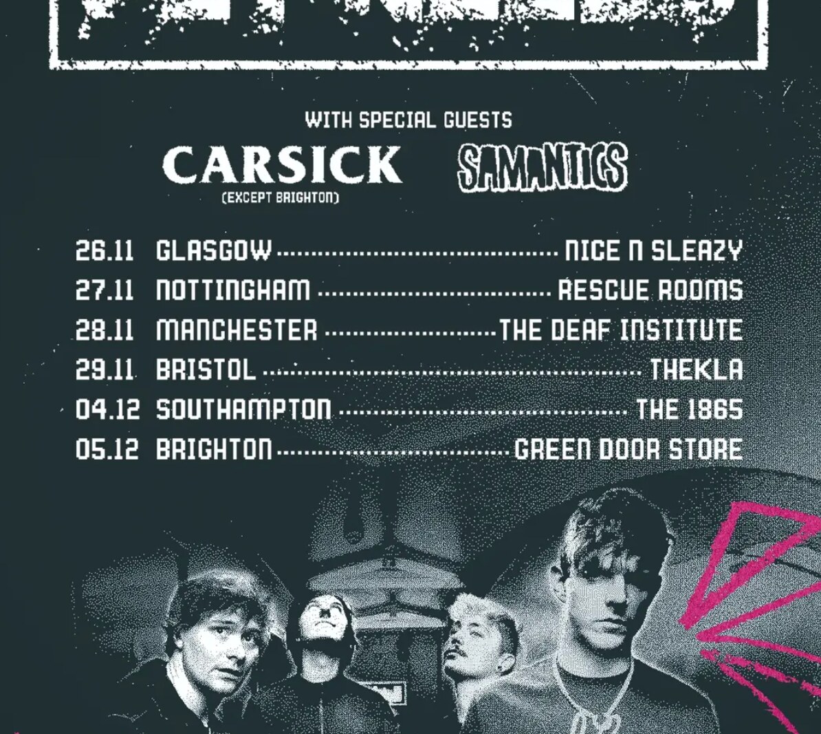 Salisbury’s Carsick Return With New Single ‘Concrete’ Released 19th November 2025