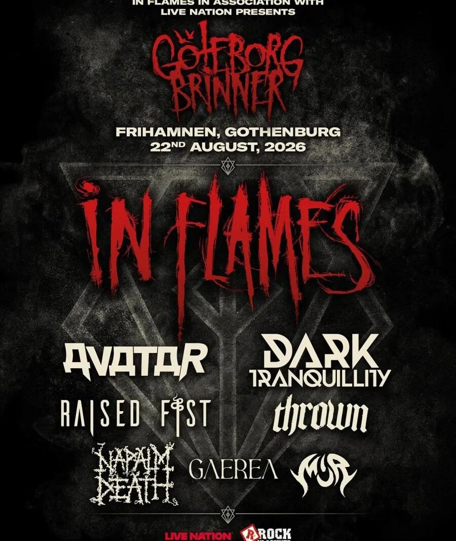 In Flames Announce Massive European Summer Tour 2026