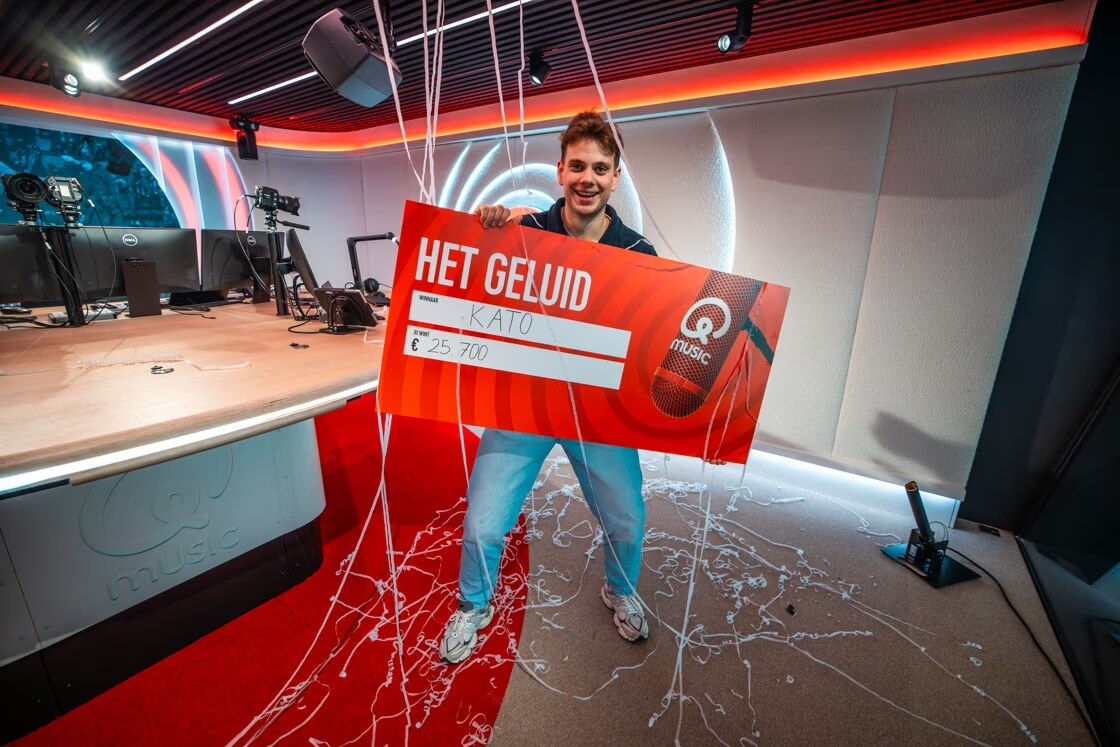 Kato (20) uit Beveren raadt Het Geluid van Qmusic en wint maar liefst 25.700 euro