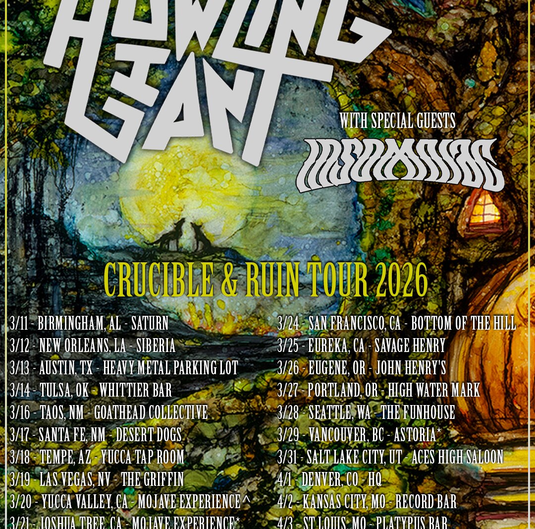Howling Giant announce first headlining tour in 2026