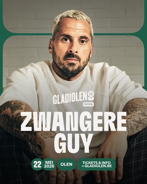 ​Zwangere Guy komt naar Gladiolen 2026