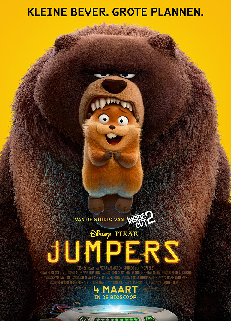 Ontdek de nieuwe trailer en poster voor "Jumpers” van Disney en Pixar