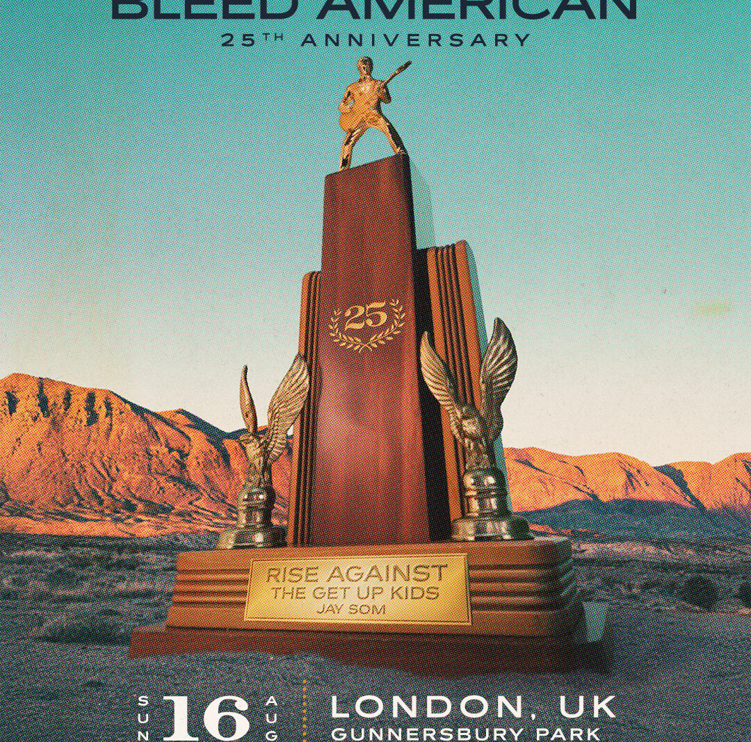 Jimmy Eat World announce huge 'Bleed American' 25th anniversary show at Gunnersbury Park, London - Sunday 16 August 2026