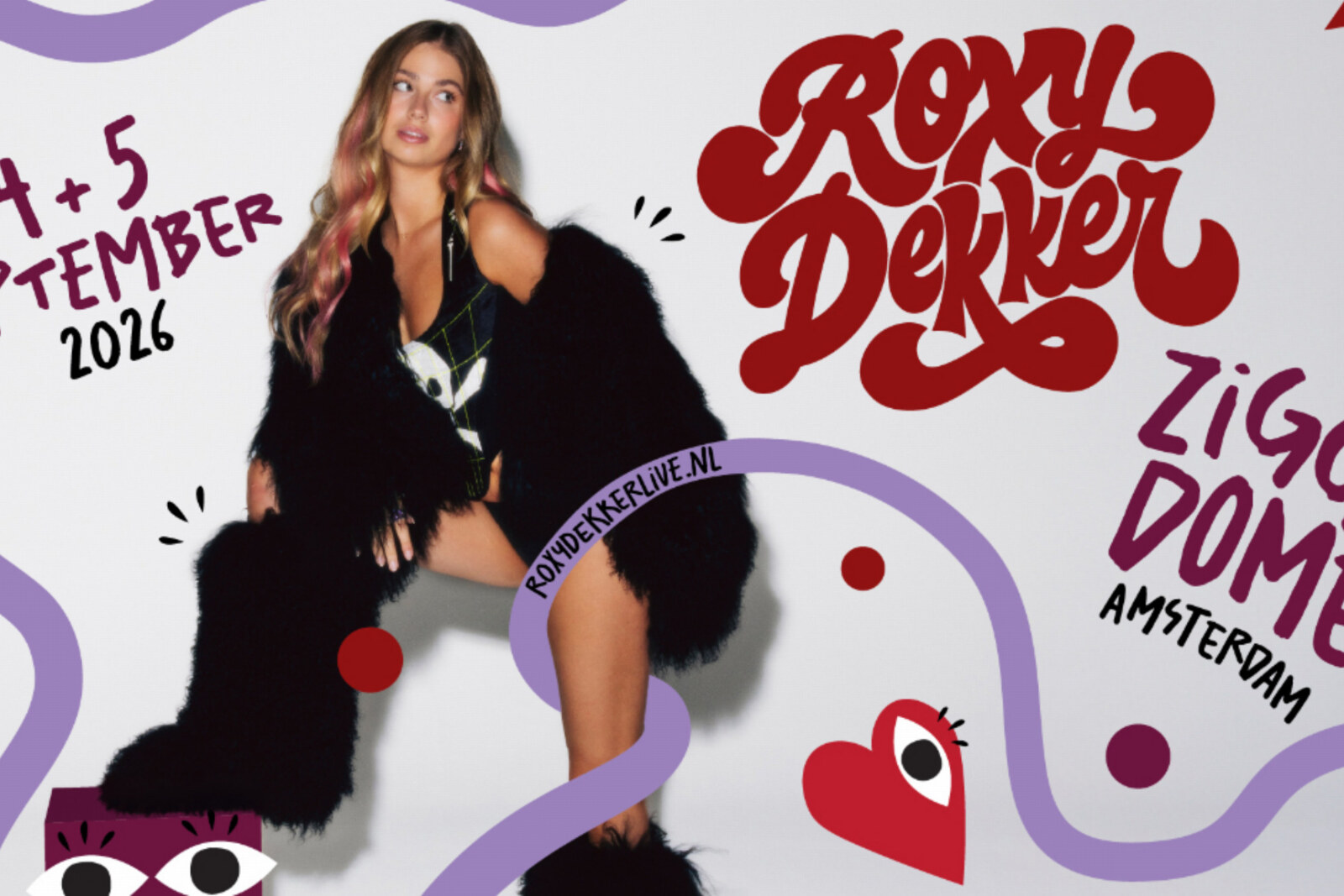 Roxy Dekker kondigt twee concerten aan in de Ziggo Dome