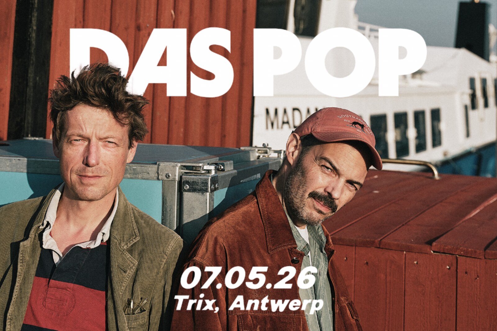 Das Pop speelt op donderdag 7 mei 2026 in Trix