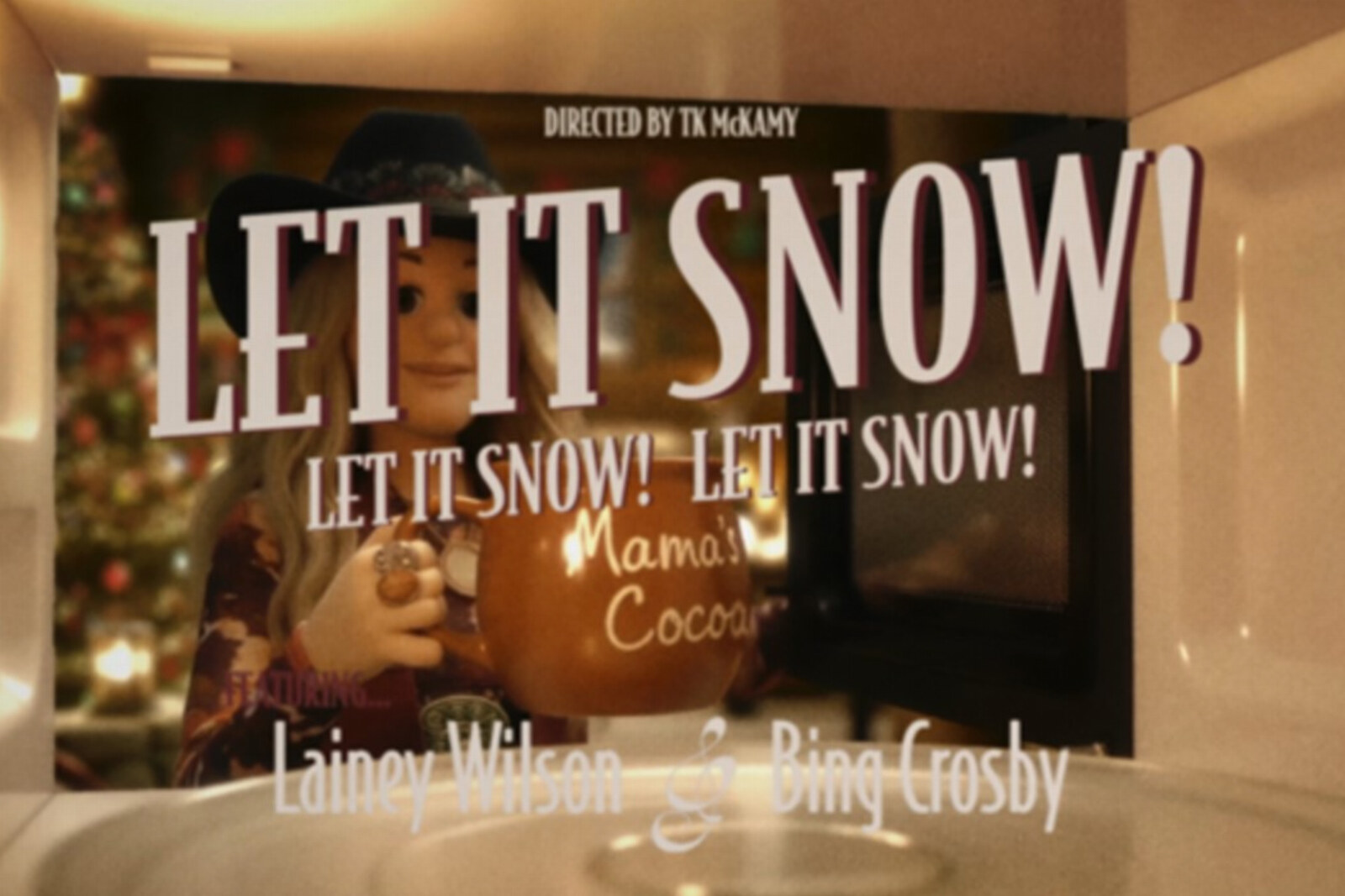 Lainey Wilson Debuts New Holiday Video For 'Let It Snow! Let It Snow! Let It Snow!' With Bing Crosby