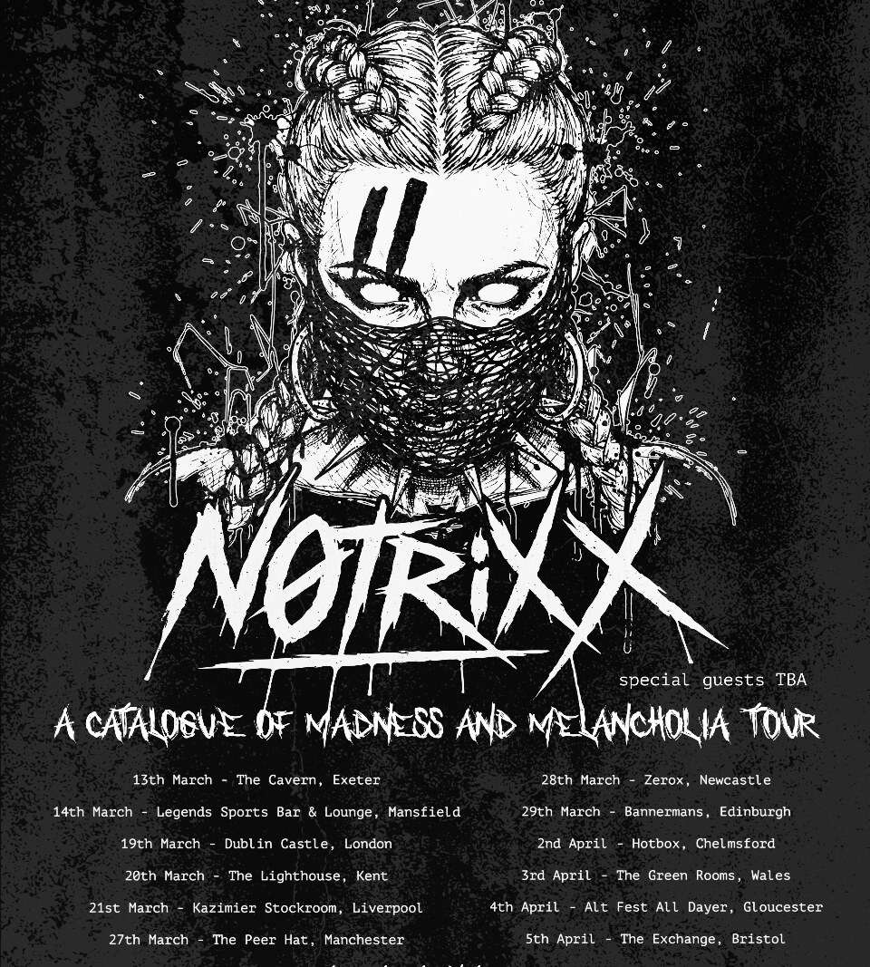n0trixx announces debut album 'A Catalogue of Madness and Melancholia'