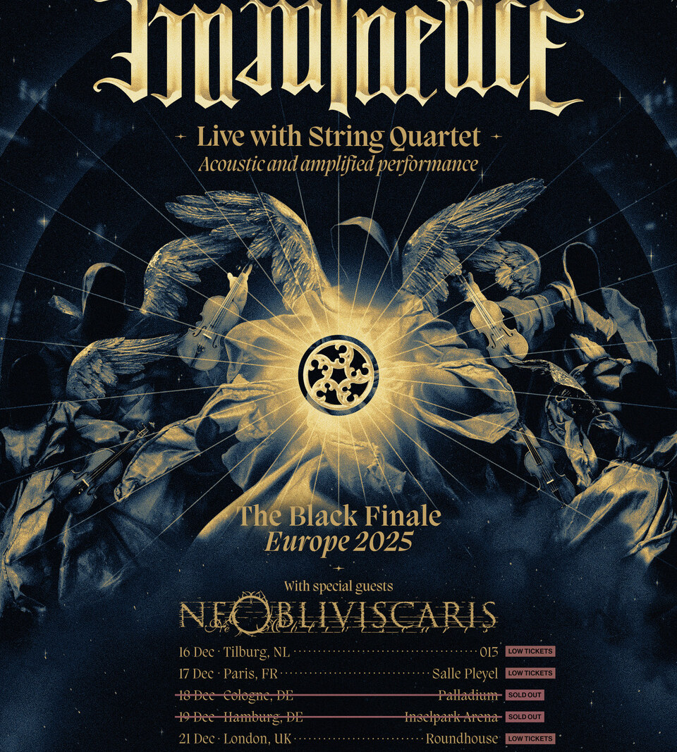 Imminence releases "The Black Finale" Europe 2025!