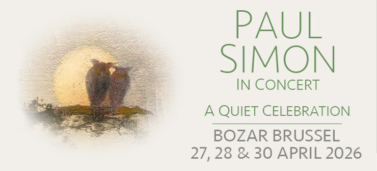 Paul Simon keert na 8 jaar terug naar België met de “A Quiet Celebration Tour”: op 27, 28 en 30 april 2026 in Bozar Brussel
