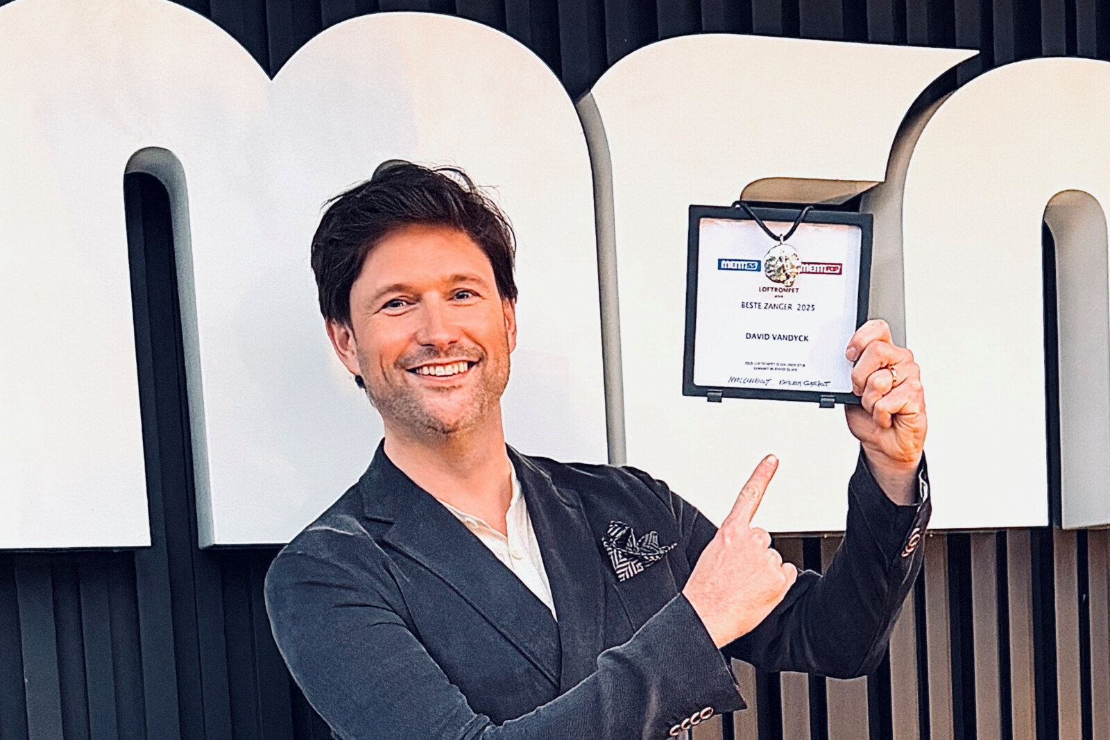 David Vandyck wint Loftrompet voor ‘Beste Zanger 2025'