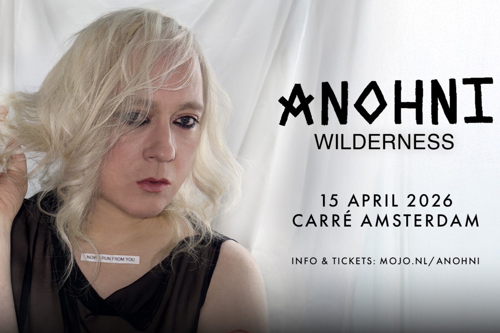 Anohni naar Carré op woensdag 15 april tijdens de Wilderness tour