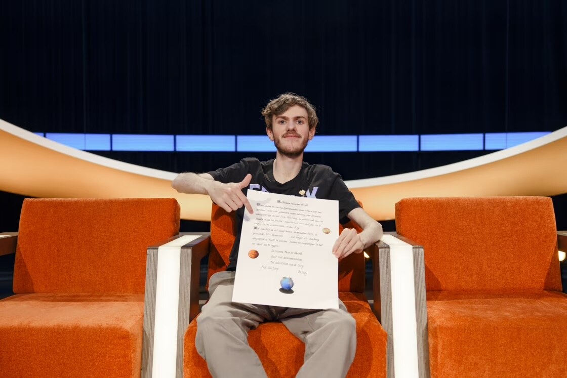 Putain, ’t Is gebeurd: Felix Heremans kroont zich tot jongste Slimste Mens ter Wereld ooit: “WTF!”
