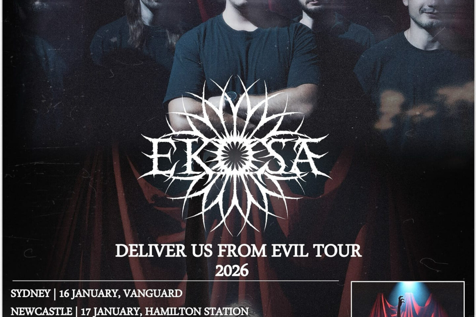 January will see the new single from Australian prog metal act EKOSA: “Deliver Us From Evil”
