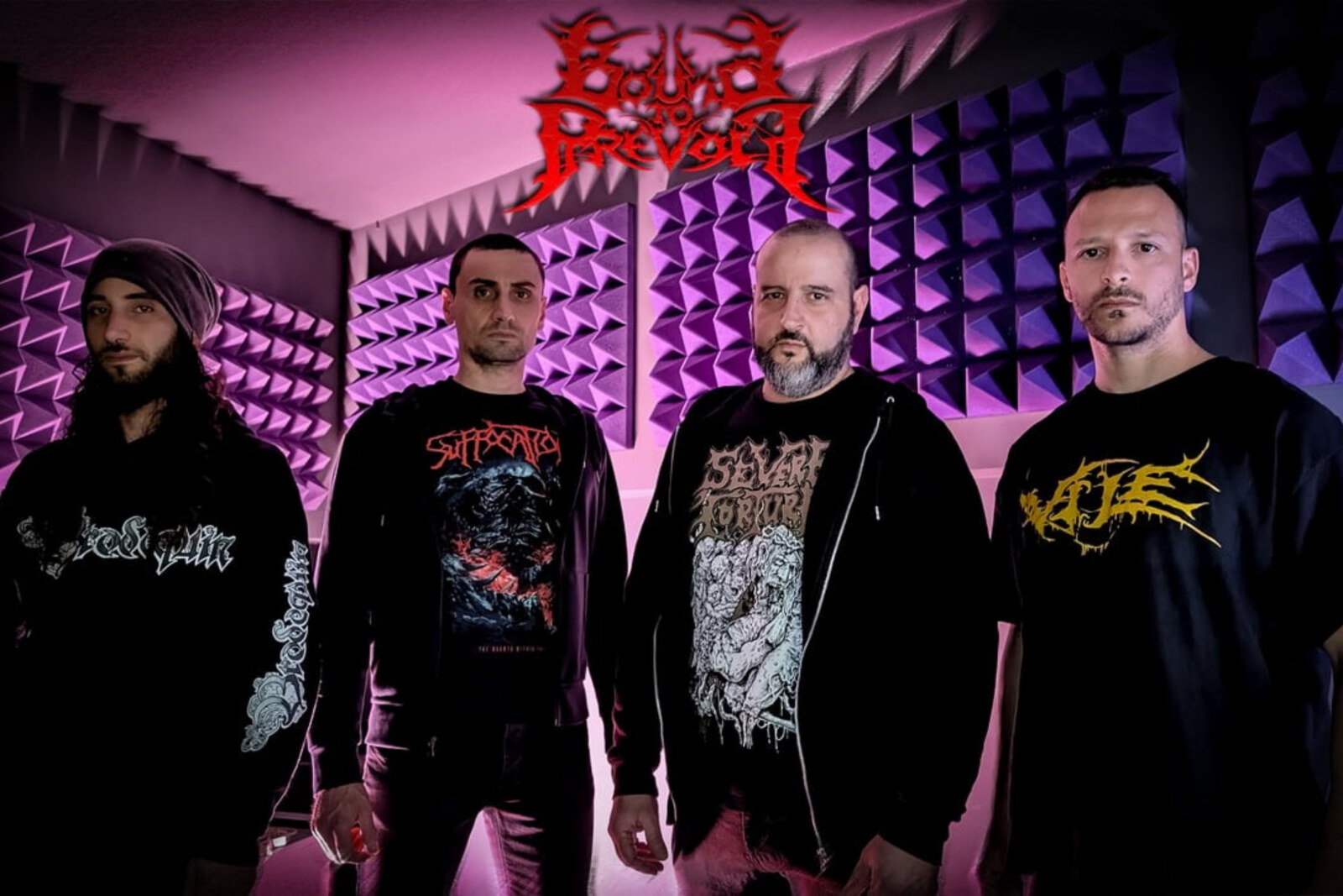 Bound To Prevail : Maltese death metallers premiere new album "Enthroned in Torment"