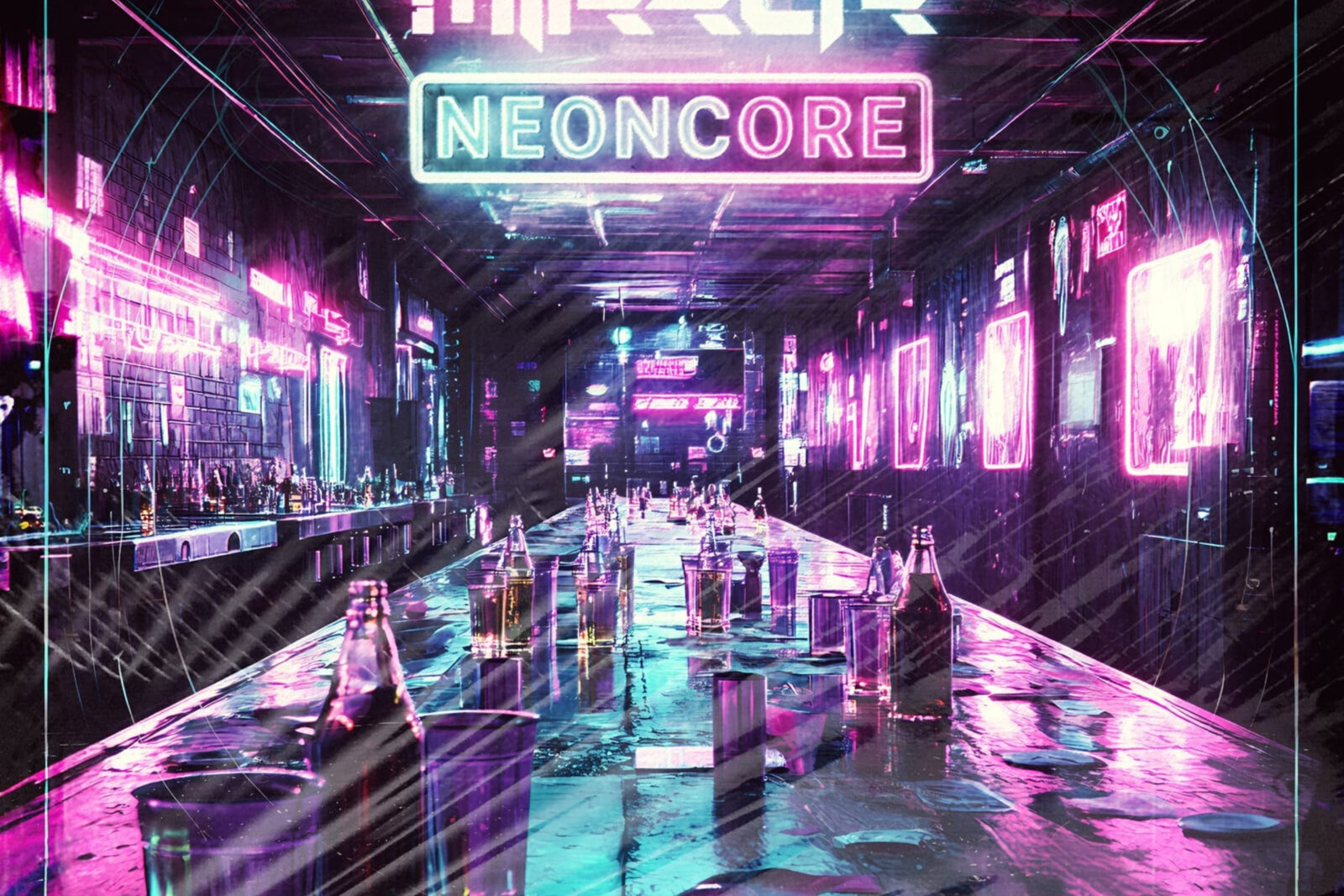 Caught In A Mirror announce debut album Neoncore — out May via Bleeding Nose Records