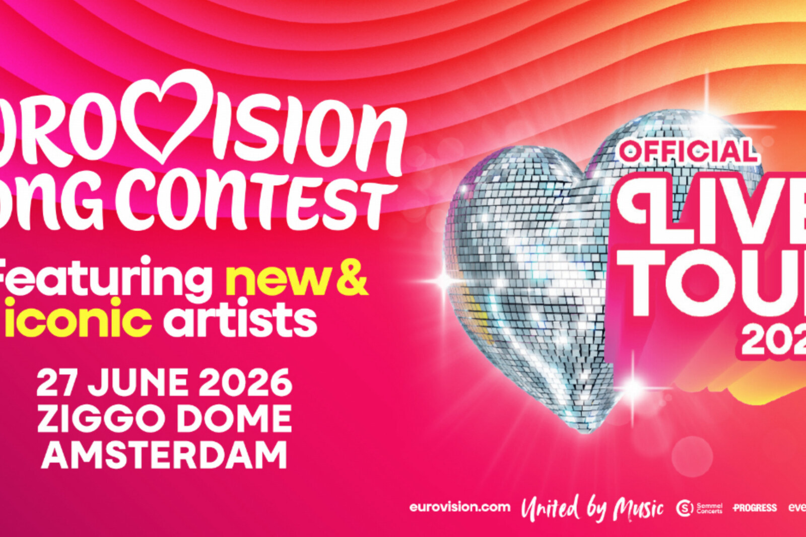 Allereerste Eurovision Song Contest Live Tour komt naar Amsterdam