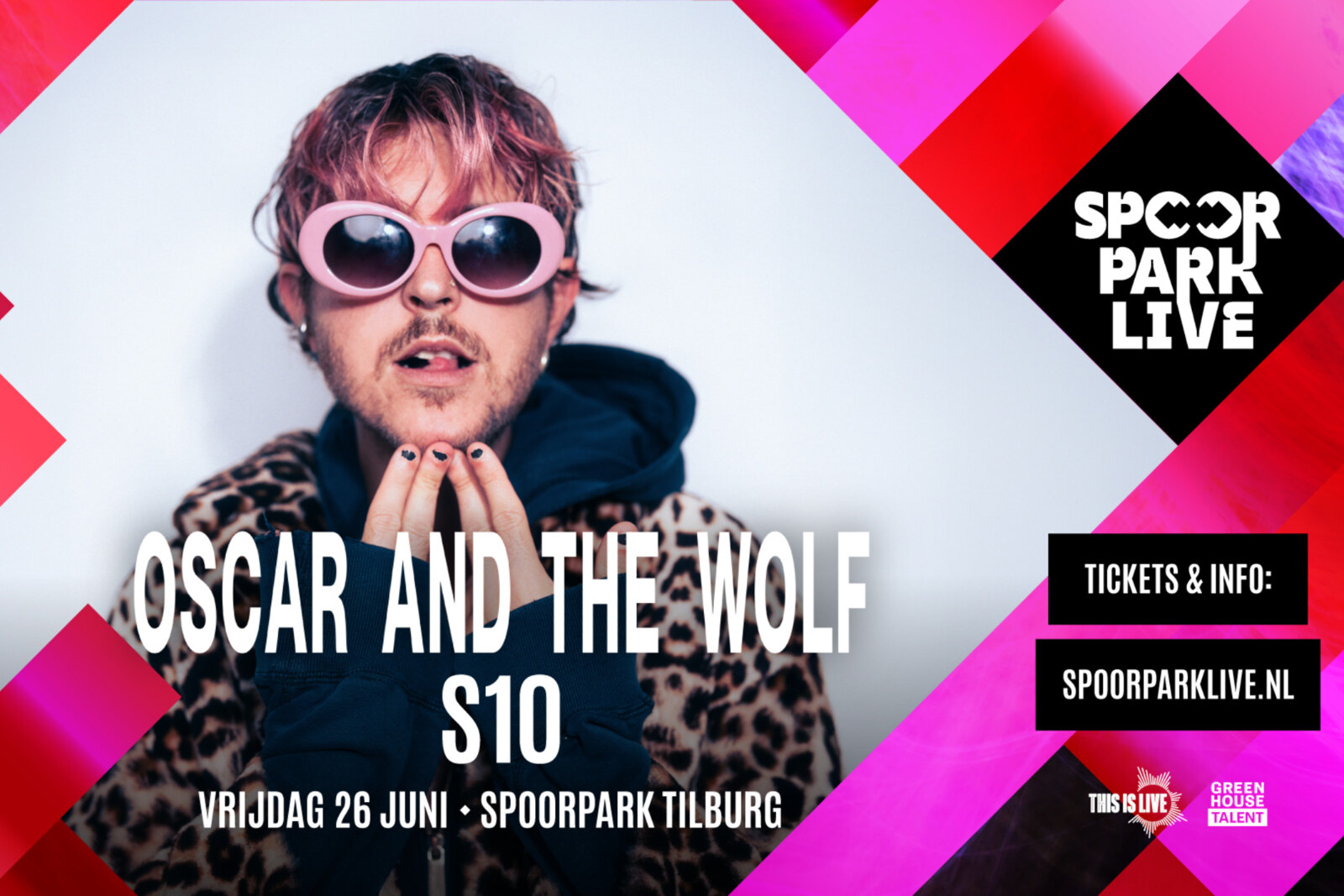 Oscar and the Wolf & S10 naar Spoorpark LIVE in Tilburg