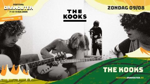 Trip down memory lane met The Kooks op Festival Dranouter 2026